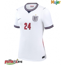 Camiseta Inglaterra Reece James #24 Primera Equipación para mujer Mundial 2026 manga corta